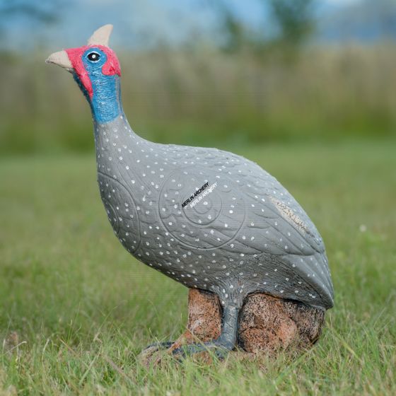 101008 Wildcrete 3D Target - Guinea Fowl