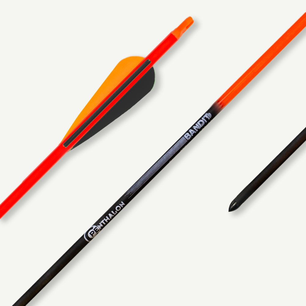 Penthalon Carbon Arrows 10488 Penthalon Bandit Flash Fletches