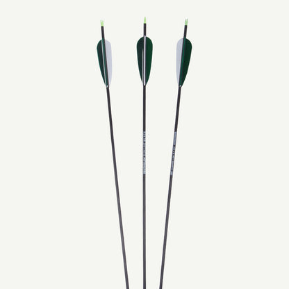 Penthalon Carbon Arrows Slim Line Black Natural Feathers Color Edition